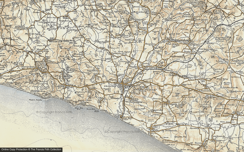 Old Map of Coneygar, 1899 in 1899