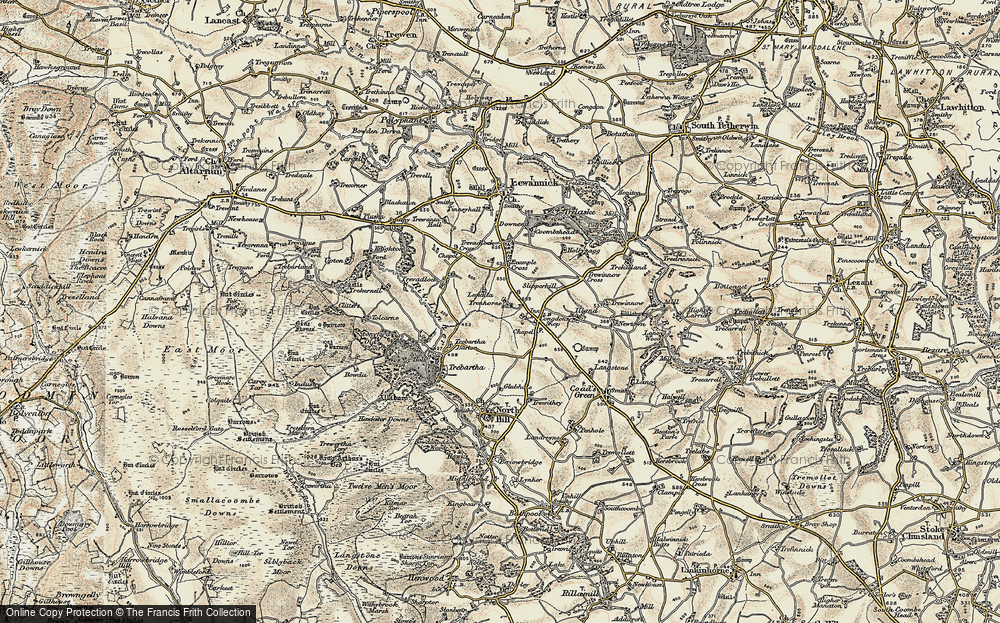 Old Map of Congdon's Shop, 1900 in 1900