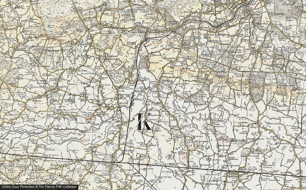 Old Map of Congelow, 1897-1898 in 1897-1898