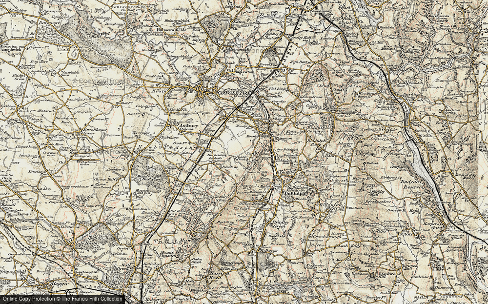 Old Map of Congleton Edge, 1902-1903 in 1902-1903
