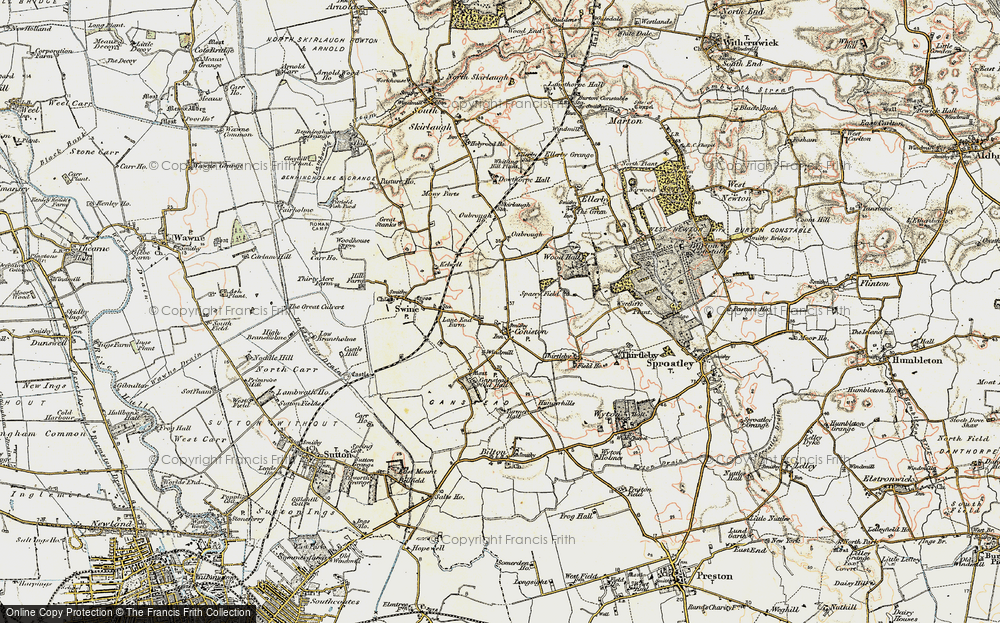 Old Map of Coniston, 1903-1908 in 1903-1908