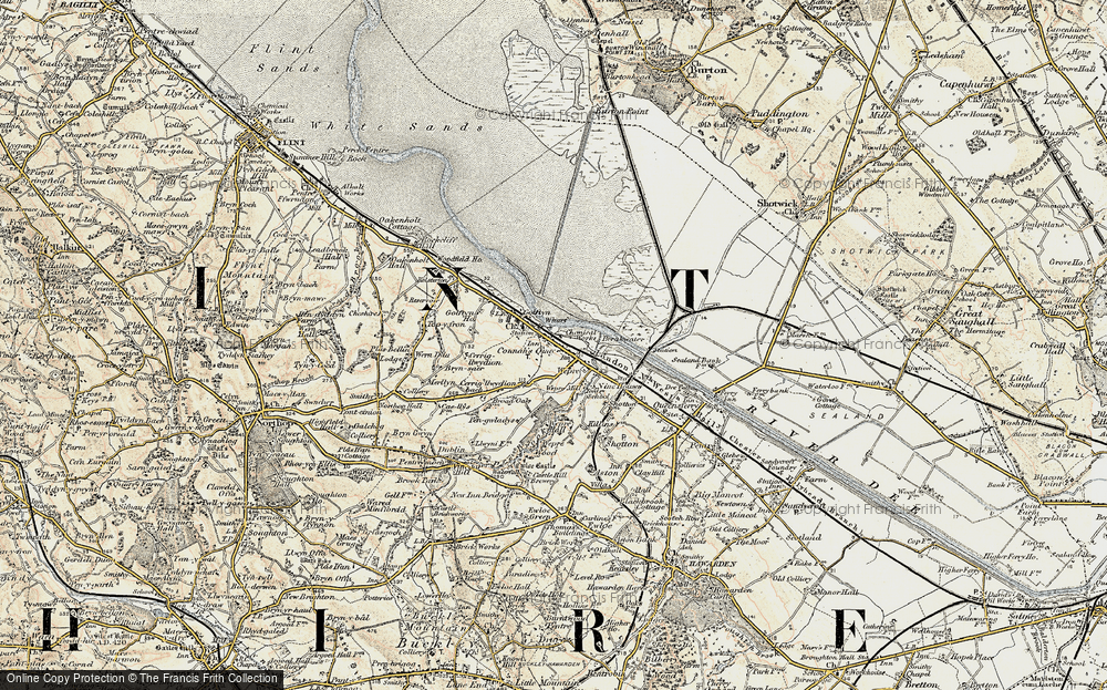 Old Map of Connah's Quay, 1902-1903 in 1902-1903