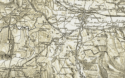 Old map of Ashmark in 1904-1905