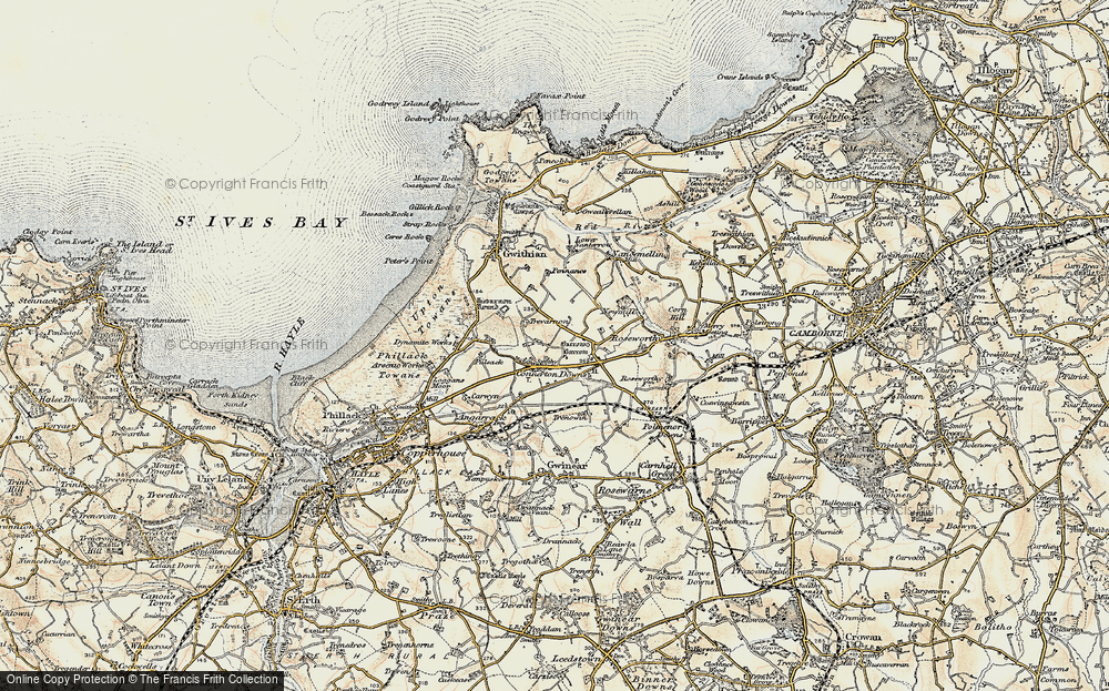 Old Maps of Connor Downs, Cornwall - Francis Frith