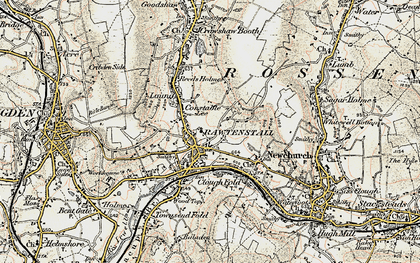Old map of Constable Lee in 1903
