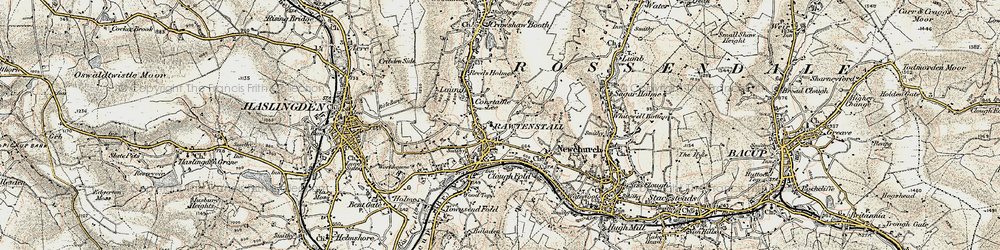 Old map of Constable Lee in 1903