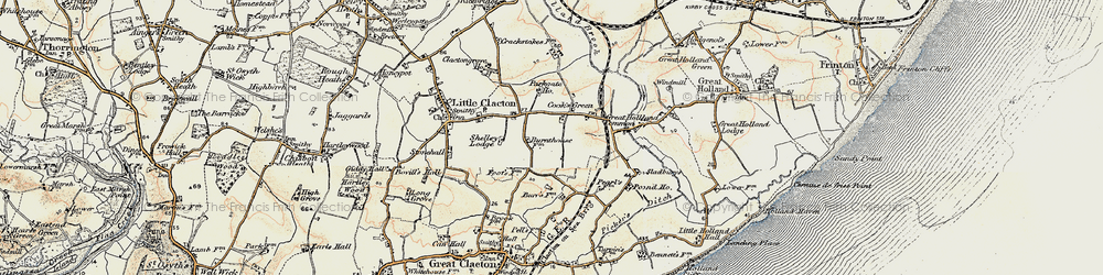 Old map of Cook's Green in 0-1899