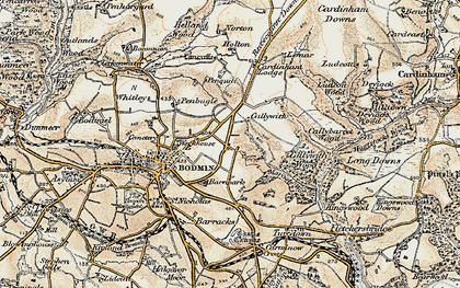 Old map of Cooksland in 1900