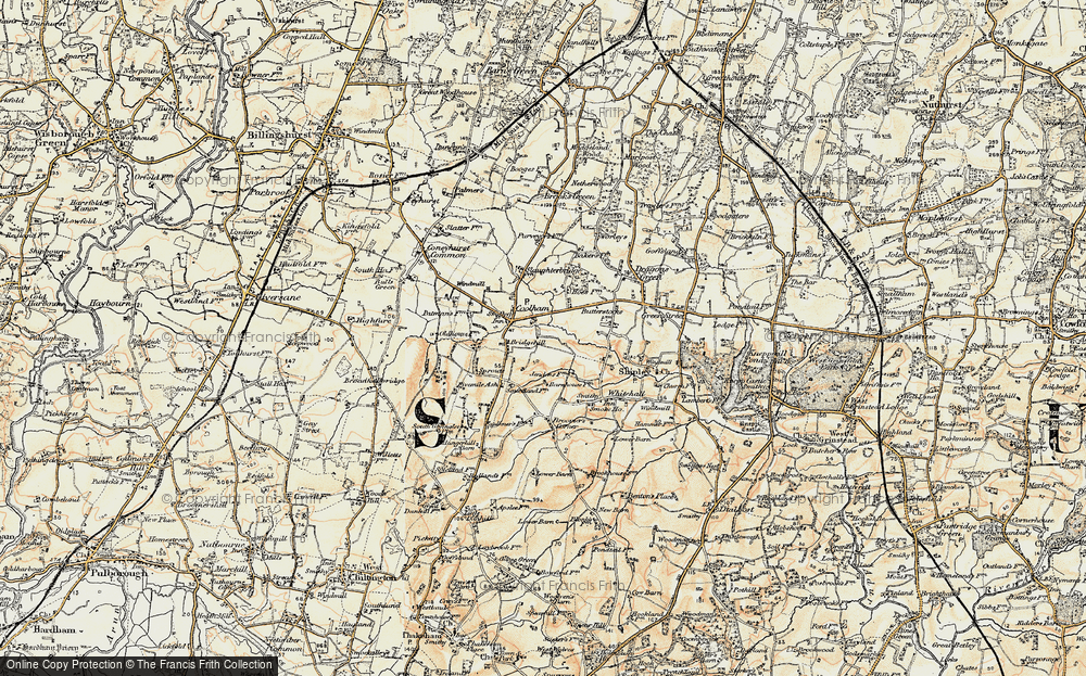 Old Map of Coolham, 1898 in 1898