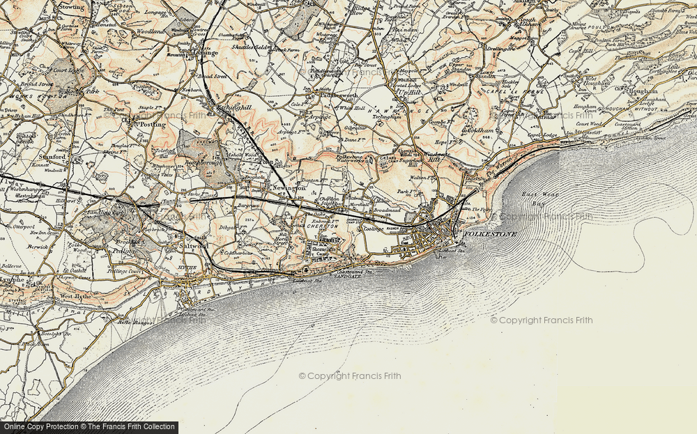 Old Map of Coolinge, 1898-1899 in 1898-1899