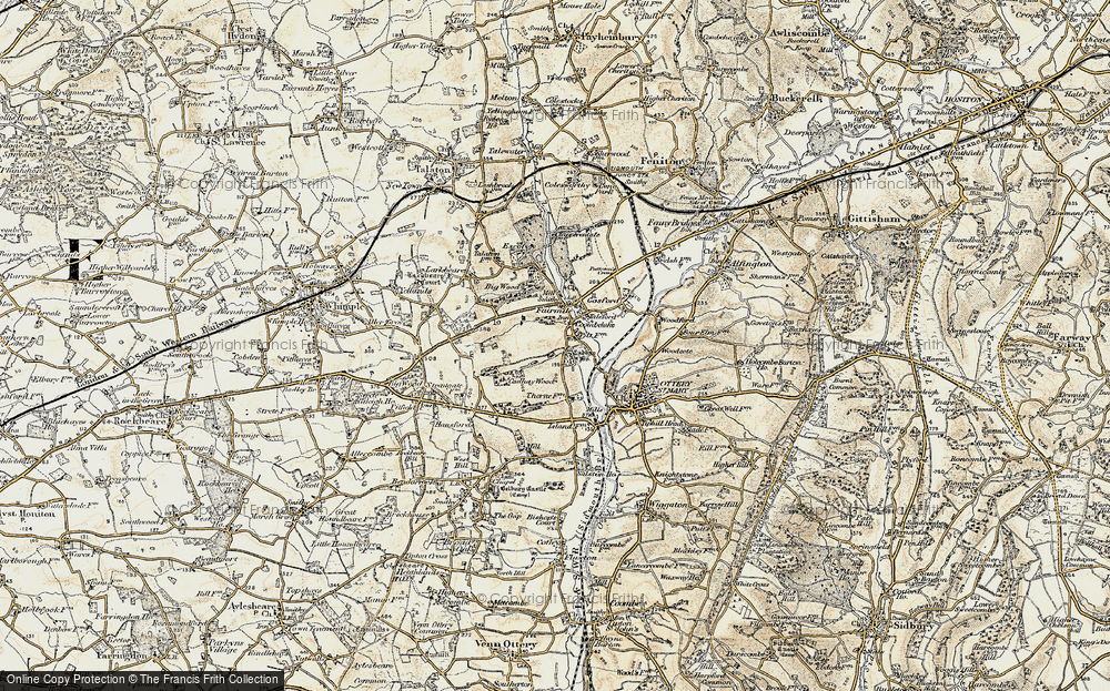 Old Map of Coombelake, 1898-1900 in 1898-1900