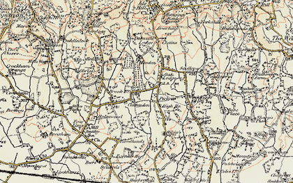 Old map of Boons Park in 1898-1902