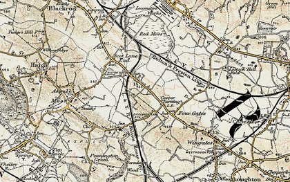 Old map of Cooper Turning in 1903