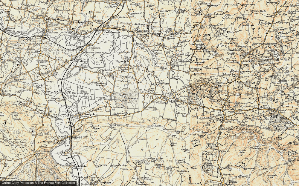 Old Map of Cootham, 1897-1900 in 1897-1900