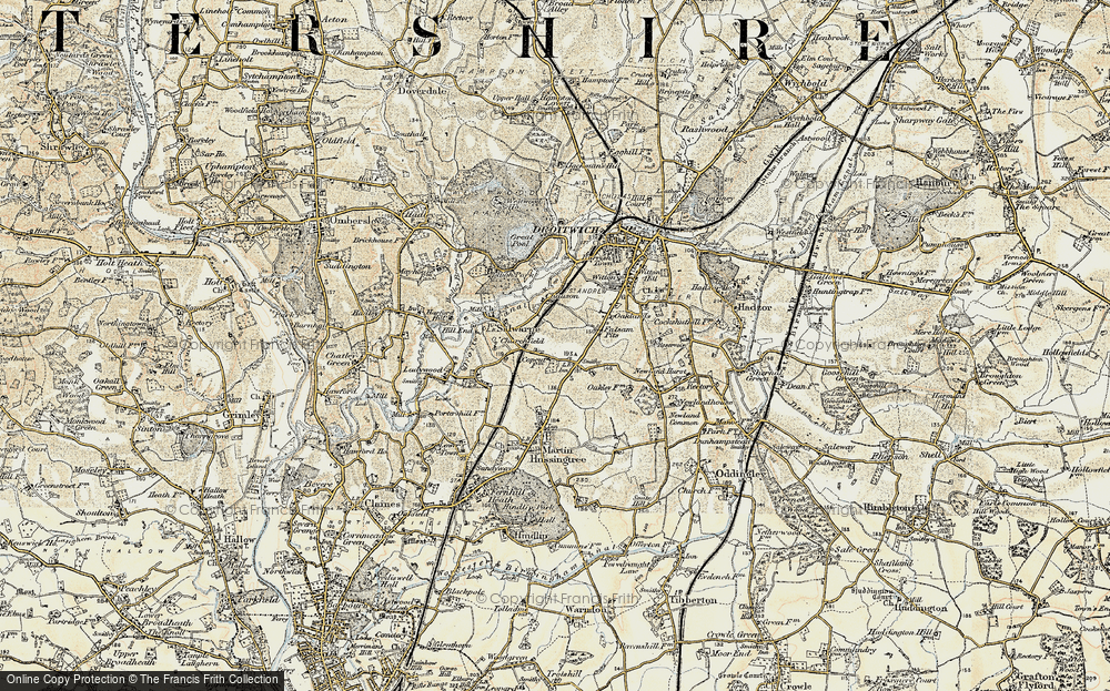 Old Map of Copcut, 1899-1902 in 1899-1902