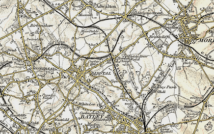 Old map of Copley Hill in 1903