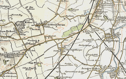 Old map of Copmanthorpe in 1903