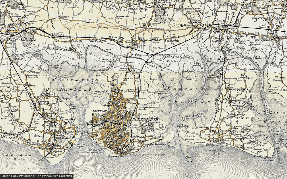 Old Map of Copnor, 1897-1899 in 1897-1899