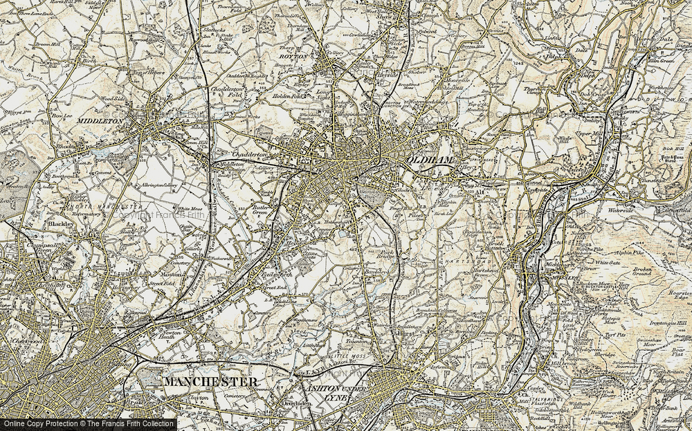 Old Map of Coppice, 1903 in 1903