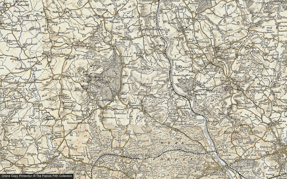 Old Map of Coppicegate, 1901-1902 in 1901-1902