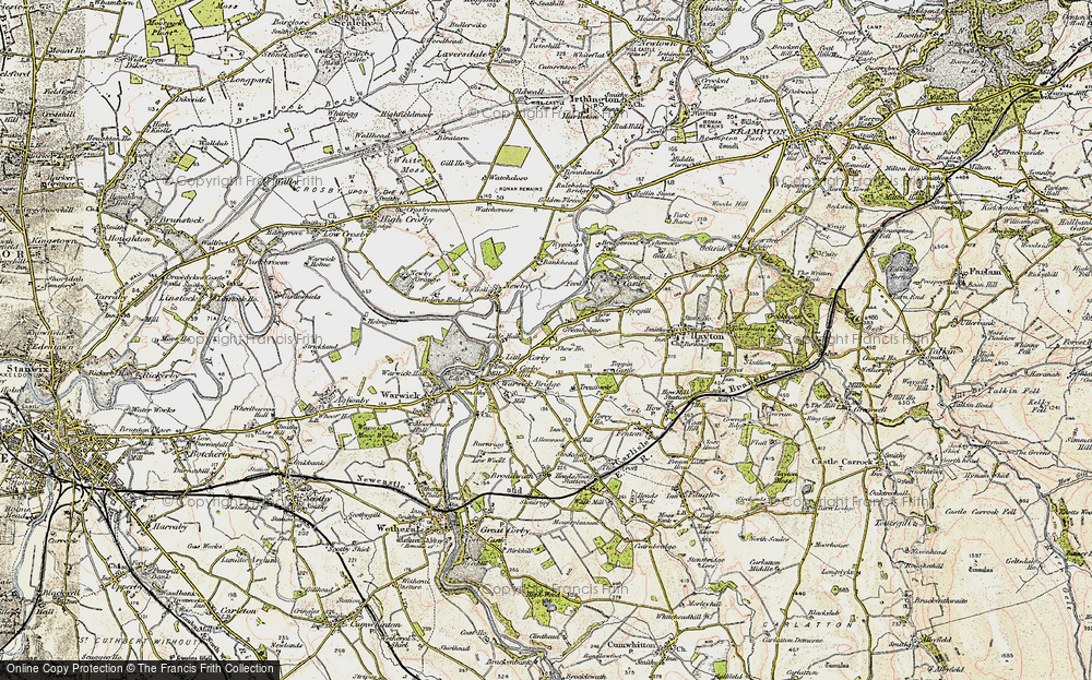 Old Map of Corby Hill, 1901-1904 in 1901-1904