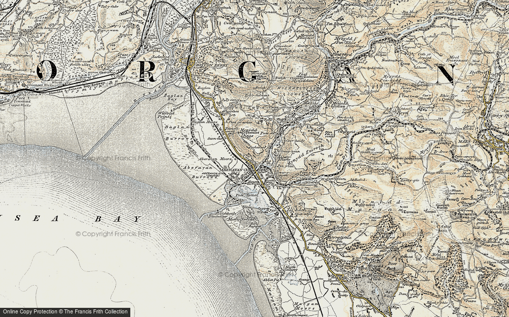 Old Map of Corlannau, 1900-1901 in 1900-1901