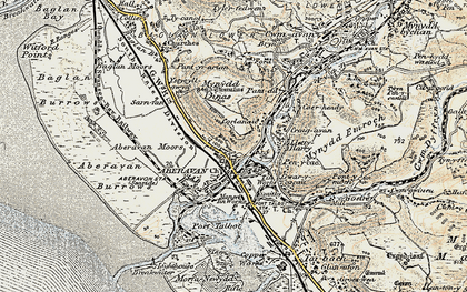 Old map of Corlannau in 1900-1901