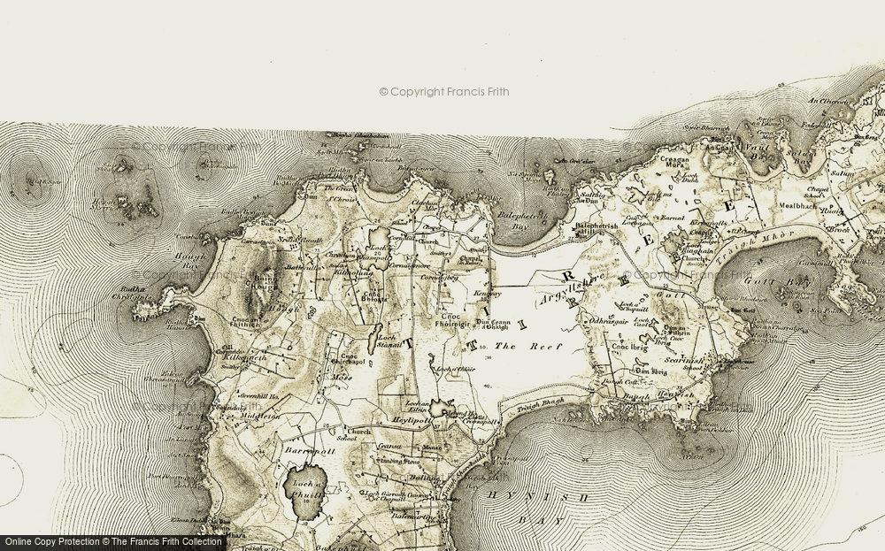 Old Map of Cornaigbeg, 1906-1907 in 1906-1907