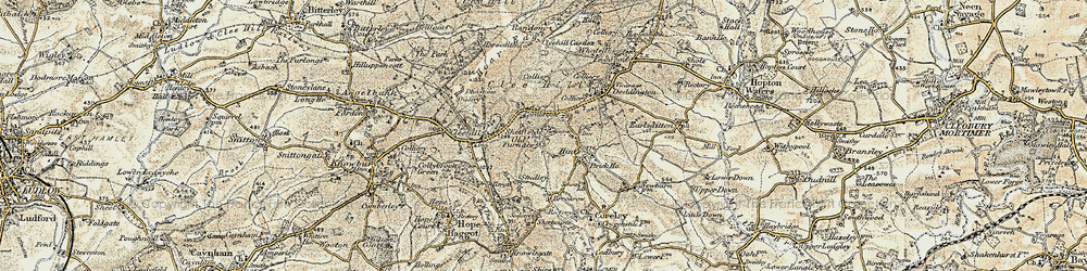 Old map of Cornbrook in 1901-1902