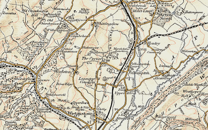 Old map of Corner, The in 1902-1903