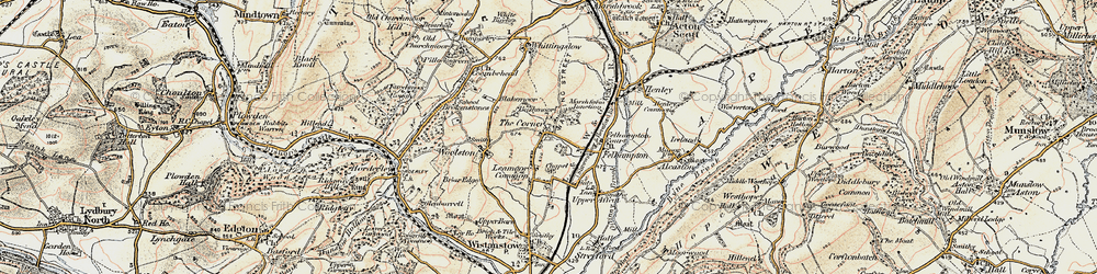 Old map of Corner, The in 1902-1903