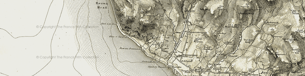 Old map of Corriecravie in 1905-1906