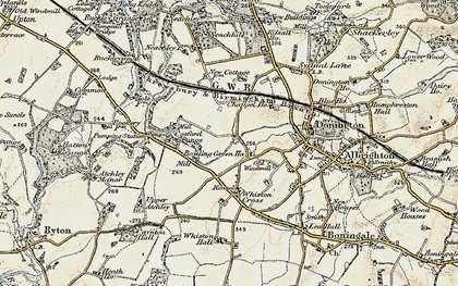 Old map of Cosford in 1902