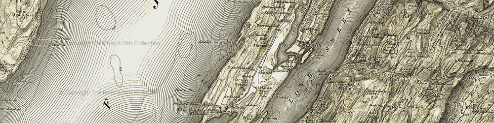 Old map of Coshandrochaid in 1905-1907