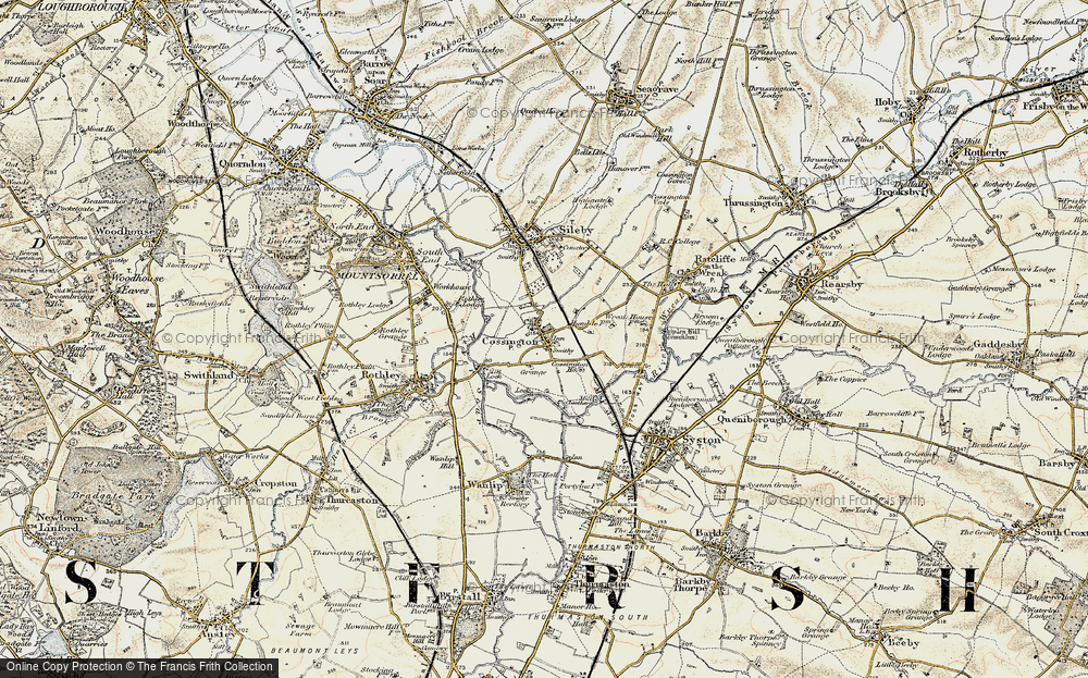 Old Map of Cossington, 1902-1903 in 1902-1903