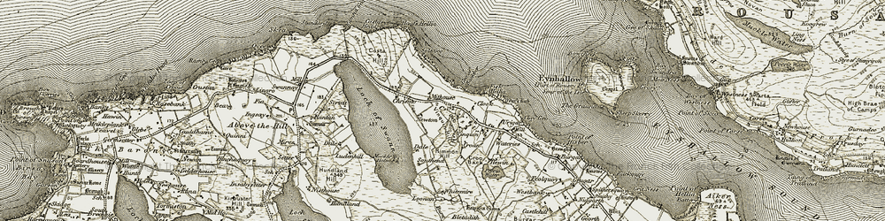 Old map of Whitemire in 1912