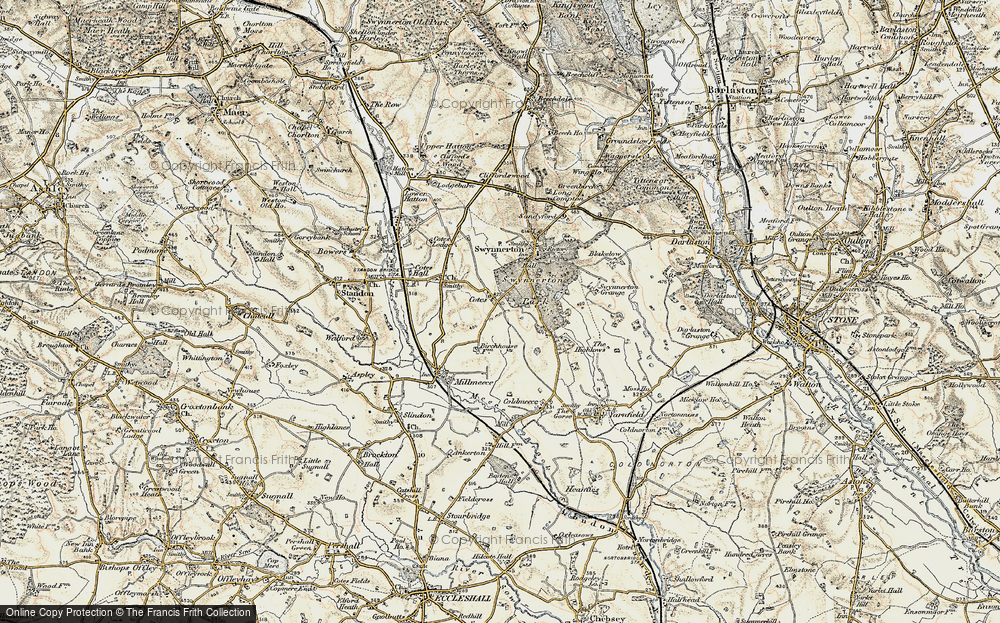 Old Map of Cotes, 1902 in 1902