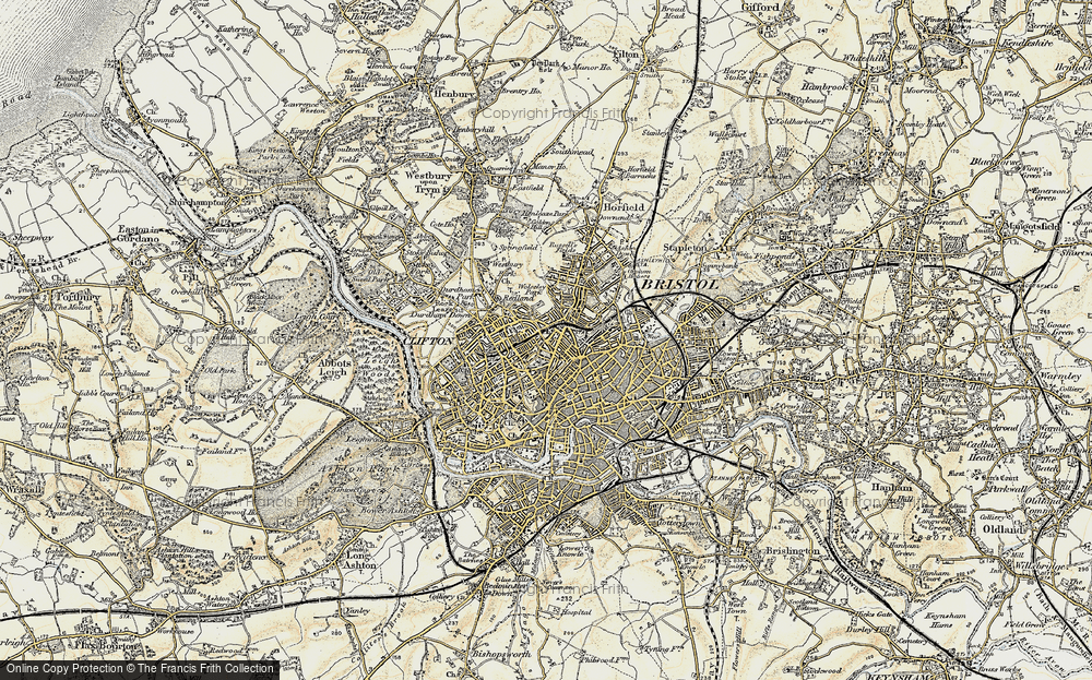 Old Map of Cotham, 1899 in 1899