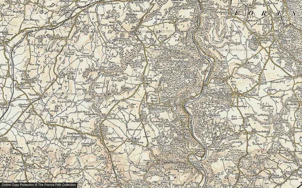 Old Map of Cotland, 1899-1900 in 1899-1900