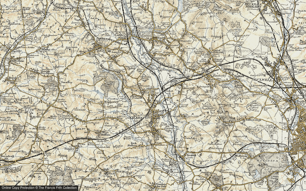 Old Map of Cotmanhay, 1902-1903 in 1902-1903