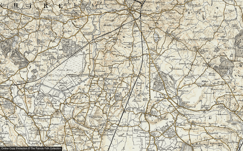 Old Map of Cotonwood, 1902 in 1902