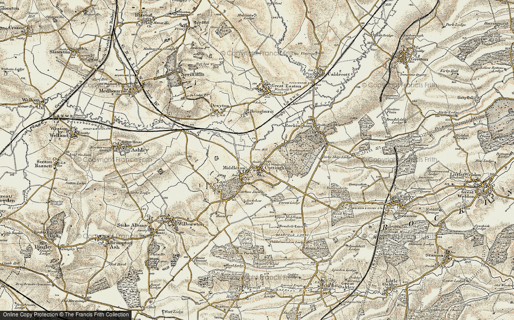 Old Map of Cottingham, 1901-1902 in 1901-1902