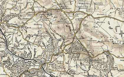 Old map of Cotton in 1902