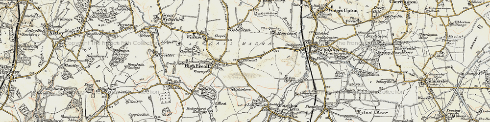 Old map of Cotwall in 1902