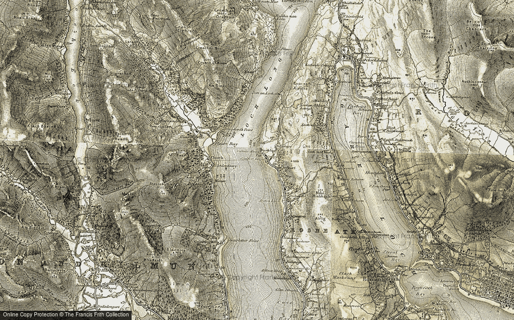 Old Map of Coulport, 1905-1907 in 1905-1907