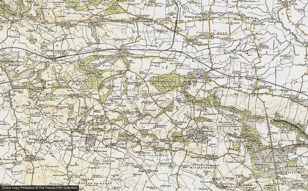 Old Map of Coulton, 1903-1904 in 1903-1904