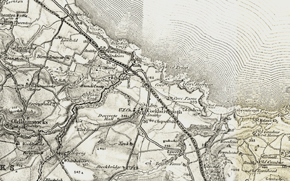Old map of Cove in 1901-1903