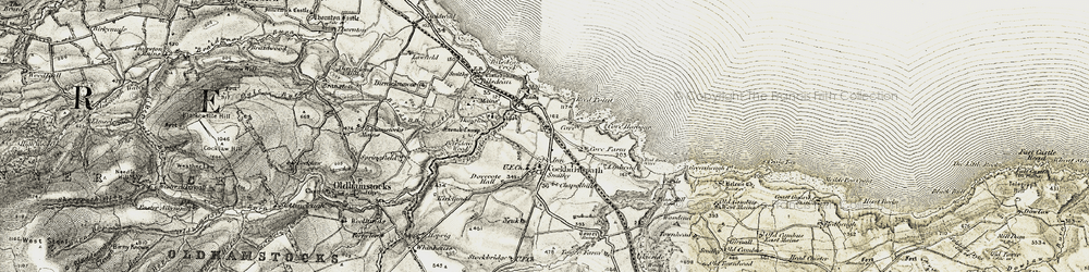 Old map of Bilsdean Creek in 1901-1903