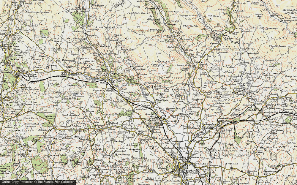 Old Map of Historic Map covering Braban Ho in 1903-1904