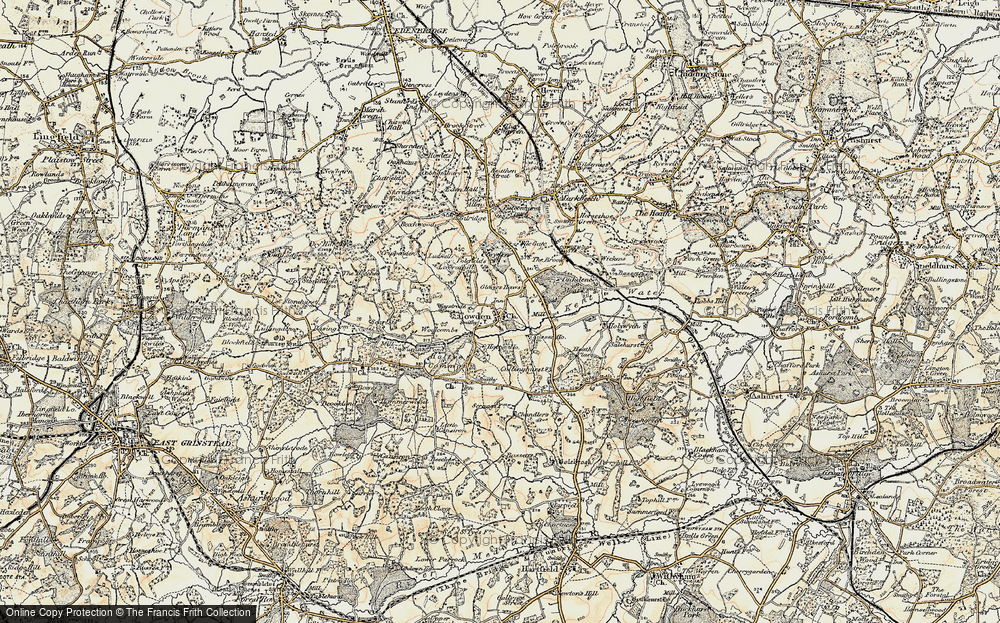 Old Map of Cowden, 1898-1902 in 1898-1902